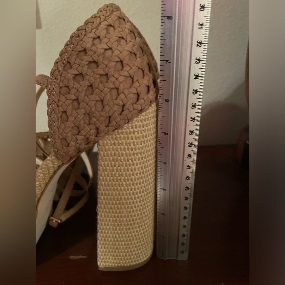 Jessica Simpson Aditi Platform Sandals Natural Color - Picture 4 of 8